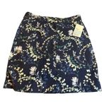 Croft & Barrow NWT  Womens Blue Floral Stretch Skort Size 6 Ladies Photo 0