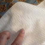 Free People  Casual Clash Long Ballon Sleeve  Waffle Knit Womens Top Size Medium Photo 5