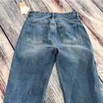 JustFab NWT  Women's Blue Jeans with Rhinestone Accents Straight Leg Photo 2