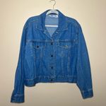 Basic Shell Vintage Light Weight Denim Jacket Size L Photo 0