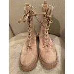 Circus by Sam Edelman Sam Edelman Lydell Combat Boot Sesame Suede Beige, S87 Photo 2