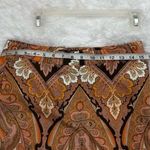 Kobi Halperin Laura Paisley Cropped Pants Orange Size 6 Photo 6
