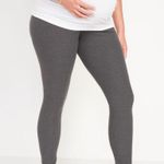 Old Navy New  Maternity Full-Panel Rib-Knit Leggings Heather Gray Size XXL NWT Photo 0