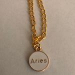 Handmade Aries Zodiac Sign Pendant Necklace Photo 2