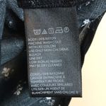 Urban Outfitters  Women’s Floral Print Black White Button-Up Long Sleeve Shirt Photo 9