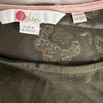 Boden Olive Green Floral Print Three Quarter Sleeve Tunic Dress Size 10P Photo 6