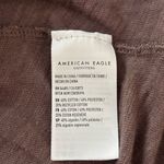 American Eagle Outfitters Brown Babydoll Tie-Back Tee Photo 4