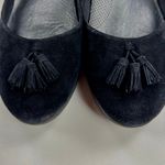 FitFlop  SuperBallerina Black Suede Tri Tassel Flat Slip On Shoes Size 10 Photo 7