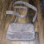 Anthropologie Gray Snake Skin Fold Over Crossbody Purse Bag Adjustable Strap Photo 0