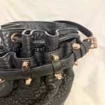 Alexander Wang  Diego Bucket Bag, Black Pebbled Lambskin w/ Rose Gold Studs, VGUC Photo 10
