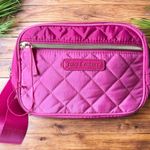 Juicy Couture  Quilted Crossbody Belt Bag Waist Fanny Pack – Hot Pink Photo 0