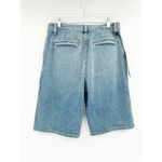 Nili Lotan Women’s Faded Wash Julie Trouser Denim Shorts 27 Photo 2