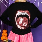 Queen of Sparkles Scream Queen sweater Pink Photo 1