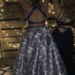 Camille La Vie Prom Dress Blue Long Photo 1