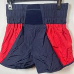 Free People Movement FP Movement by Free People Navy and Red High Waist Shorts Photo 2