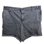 Old Navy  Everyday Gray Cotton Stretch Shorts Size Large Photo 1