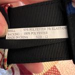 Black Floral Belt Adjustable Size 12 Photo 8