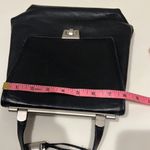 Hartmann vintage leather purse, black, toggle flap closure, EUC Black Photo 12