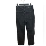 Madewell  Black Classic Straight Jeans in Lunar Wash Photo 3