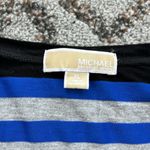 Michael Kors MICHAEL  Neon Striped Long Sleeve Top XL Photo 1