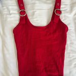 Dynamite  Red Buckle Strap top Photo 0