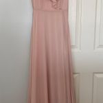 Lulus feel the rush blush ruffled lace up backless maxi dress Photo 0