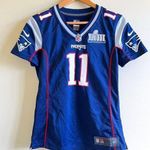 Nike JULIAN EDELMAN Blue NEW ENGLAND PATRIOTS Women's Super Bowl 52 LII TOP SZ S Photo 0