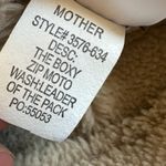 Mother The Boxy Zip Moto Jacket Leader of the Pack Vegan Leather Size Small Black Photo 12