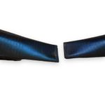 Calvin Klein  Elita Cosmopolitan Stacked Pump Heels in Metallic Silver Sz 8.5‎ Photo 11