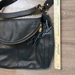 Onna Ehrlich Rachel Hobo Purse New Pebble Black Large Tassel Handbag Photo 2