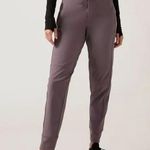 Athleta Athletes Headlands Hybrid Trek pull on jogger pants Dusk Violet 10P Photo 0