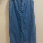 Ralph Lauren Size 10 medium 90s  Country Denim Midi Skirt Photo 0