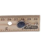 Sterling Silver SYLVIA YOUELL Modernist  Oval Sodalite Designer Necklace Pendant Photo 2