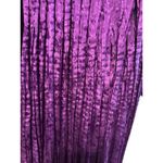 Premier Intimates OSFM VTG House Dress MuuMuu Purple Crinkle w/ Aztec Sq Neck Size undefined Photo 3