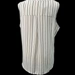 Maurice's NWT Pink/Black Striped Sleeveless V Neck Top Career Office Wear L Photo 4