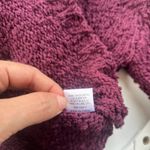 Altar'd State  Chenille Burgundy Womens Sweater Sz M Preppy Boho Cozy Cottagecore Photo 11