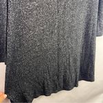 Derek Heart Tunic Dress Gray Knit Long Sleeve Criss Cross Neck Cozy Stretchy Photo 3