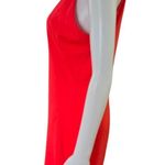 Amanda Uprichard Portia Hot Coral Halter Sheath Dress Size Large Photo 2