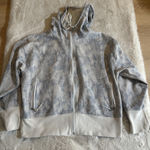 Old Navy Womens Dynamic Fleece Zip Hoodie Size L Smokey Photo 0