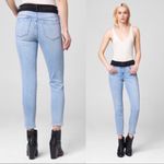 BLANK NYC • The Great Jones two tone skinny jeans high rise Aquarius wash black Photo 3
