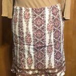 Studio Soleil Pencil Skirt With Ruffle Size L Photo 0