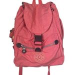 Kipling  Keeper Travel Backpack Orange Papaya Ladies Multi Pockets 15 Inch School Photo 0