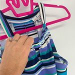 Jude Connally Nylon Striped Stretch Dress Blue Size M Photo 3