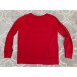 Old Navy  Red Raglan Sweatshirt Medium Photo 5