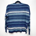 Denim & Supply Bohemian Pullover Striped Knit Sweater Women's Size Small Blue Photo 6