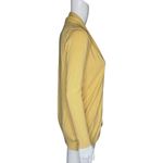 MNG Sweater Women XS Mustard Yellow Cardigan Open‎ Front Casual Office Versatile Photo 1