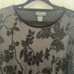 Notations  Women’s Black‎ Lace & Velvet Whimsigoth Dark Romantic Beaded Top XL Photo 1