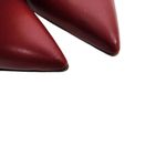 Valentino Garavani NEW Rockstud Leather Pumps Red Pointed Toe Size IT37/US7 Photo 10