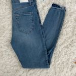 EXPRESS  High Waisted Ripped Skinny Jeans Frayed Hem Light Wash‎ Size 22 Photo 1