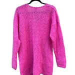 Sostanza Contemporary Apparel Vintage Hot Pink Mohair Acrylic Oversized Sweater Photo 1